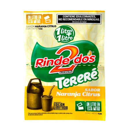 JUGO RINDE DOS 1L+1L TERERE NARANJA CITRUS